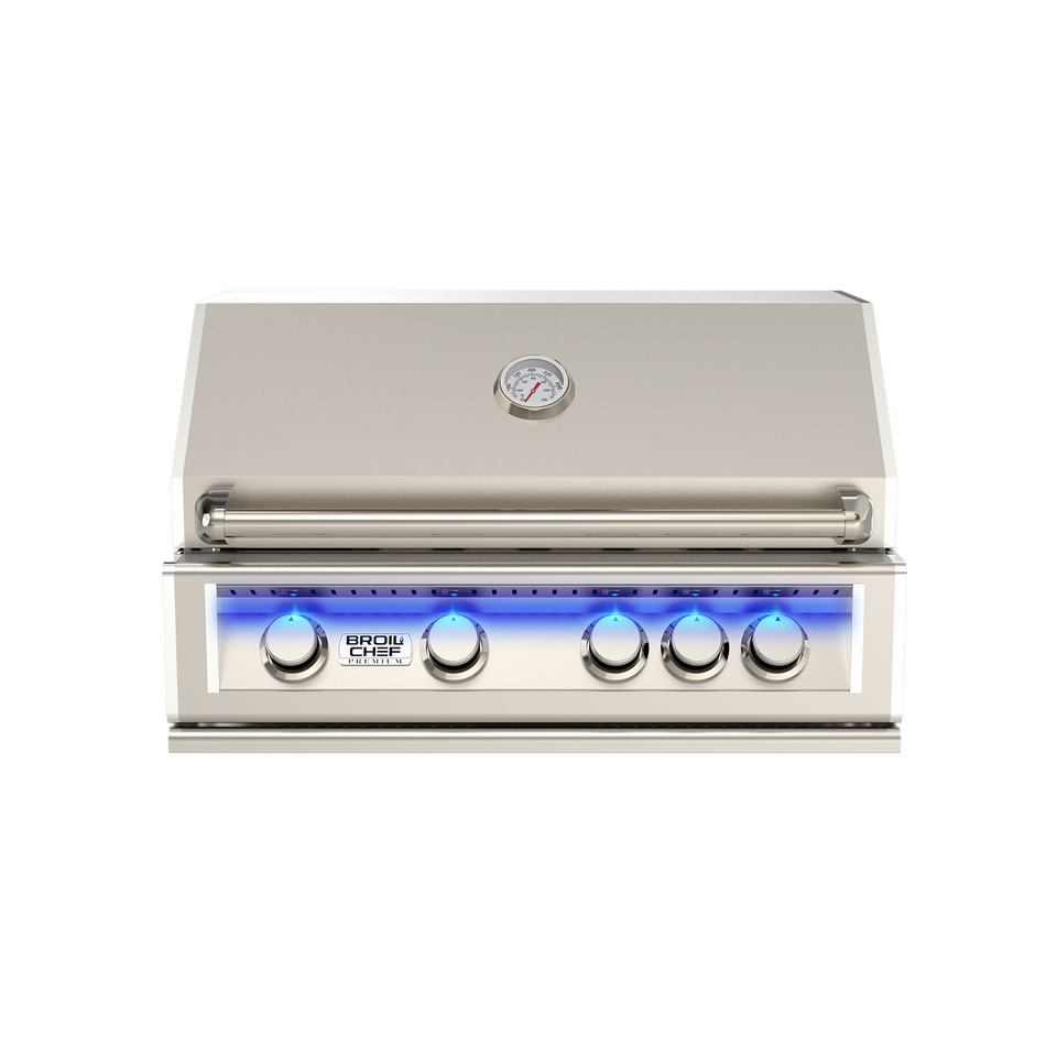 32 inch Built-in BBQ 4+1 Burner Premium Grill with Ignition BCP-500S