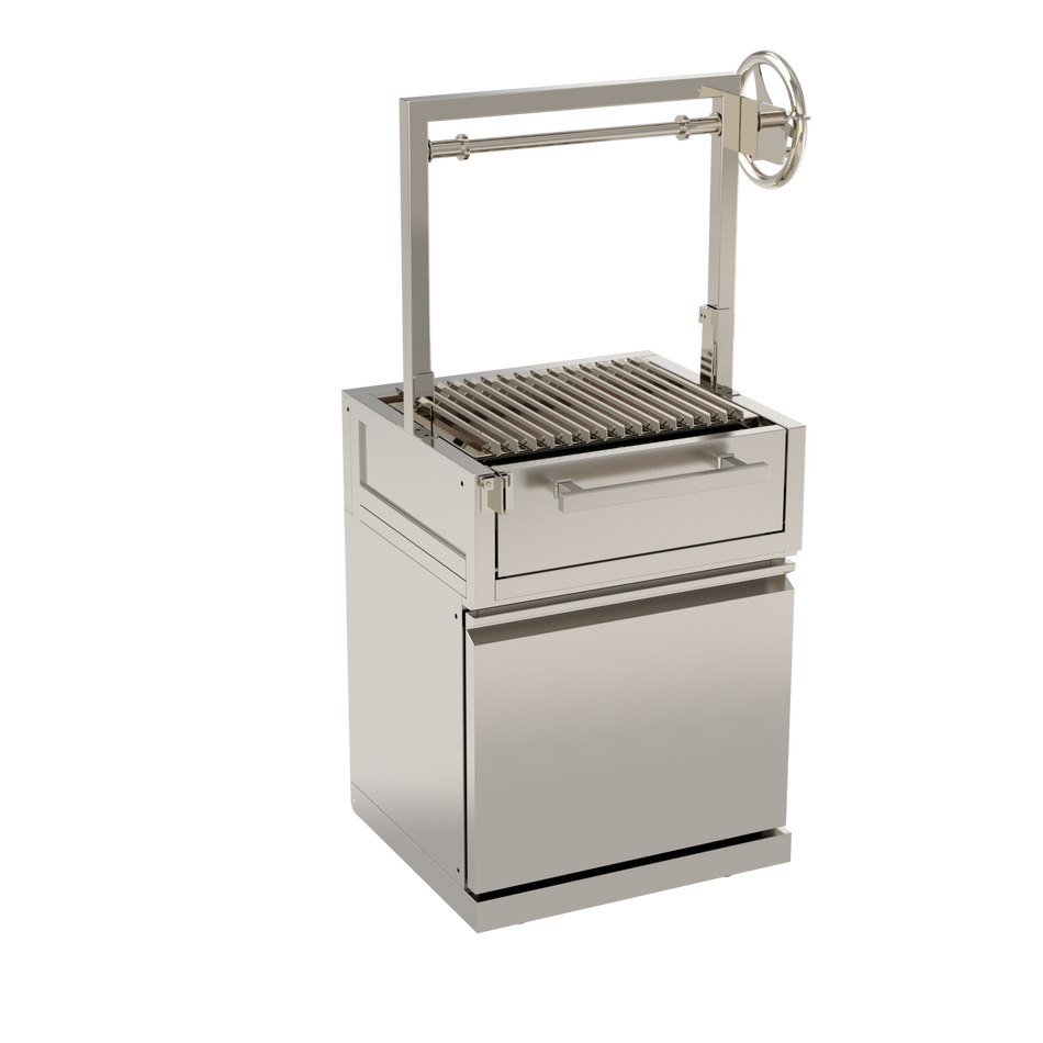 BroilChefSanta Maria Argentine charcoal modular | Yosemite Outdoor Kitchen -  Stainless Steel | BC-GP04S