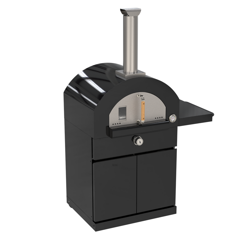BroilChef Pizza Oven Module | Yosemite Outdoor Kitchen - Black Stainless Steel | BC-P18B