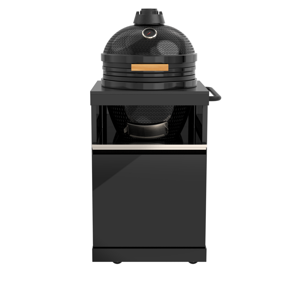 BroilChef Kamado Grill Module | Yosemite Outdoor Kitchen - Black  Stainless Steel | BC-K18B