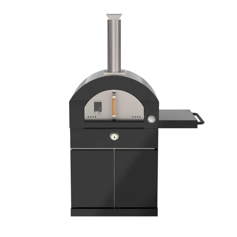 BroilChef Pizza Oven Module | Yosemite Outdoor Kitchen - Black Stainless Steel | BC-P18B
