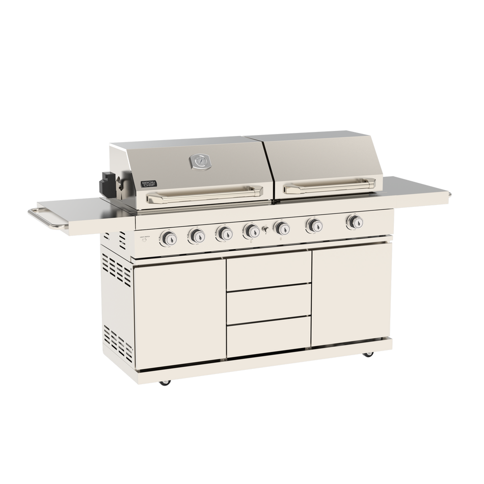 BroilChef Yosemite Grill & Griddle Module - Stainless Steel Outdoor Kitchen | BC-GS421PHS