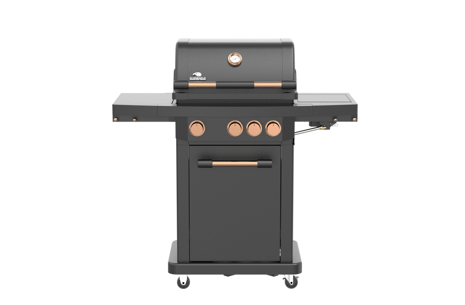 3+1 Burners Cast Aluminum Propane Gas Grill