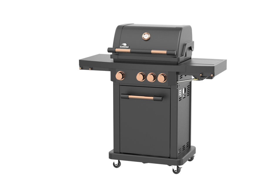 3+1 Burners Cast Aluminum Propane Gas Grill